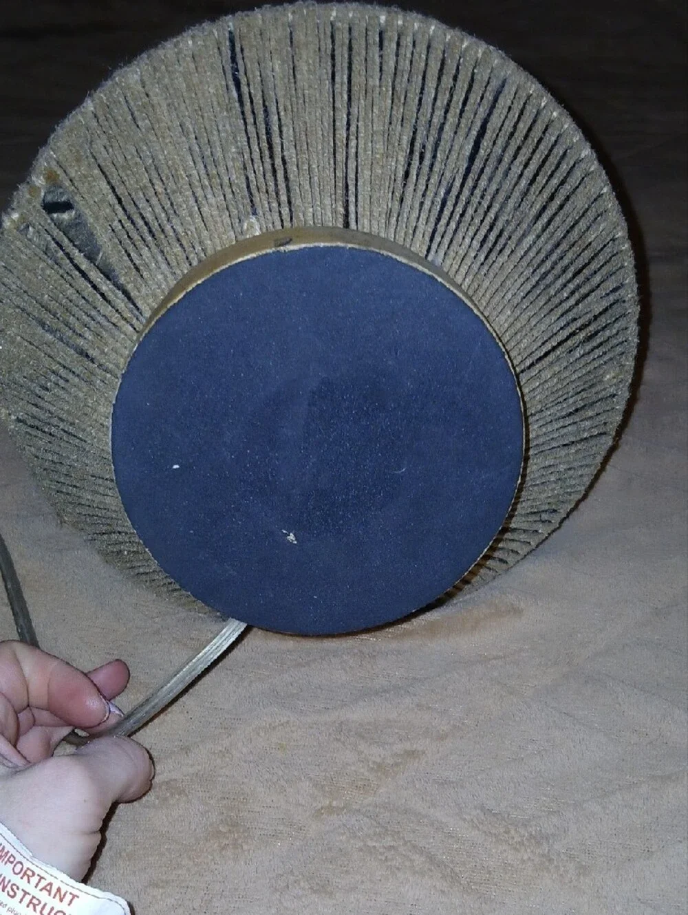 Neutral Hemp Thread-Wrapped Table Lamp
